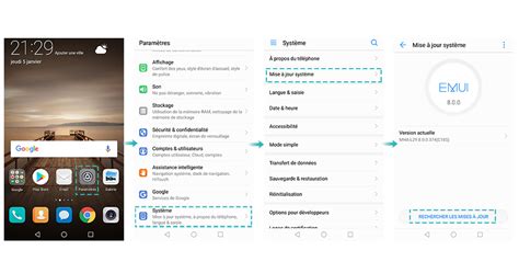 mise a jour huawei p8|Mettre à jour en ligne le système de votre appareil .